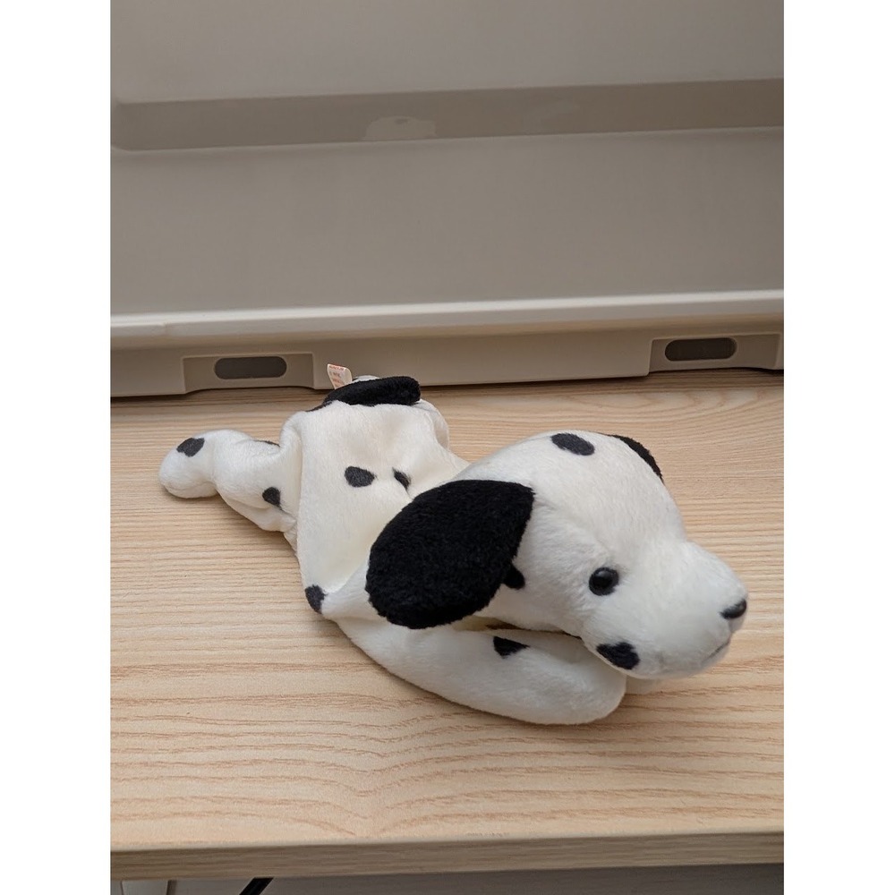 Vintage‎ Ty Beanie Babies Dotty Dalmatian Dog Plush Stuffed Animal Toy Kids